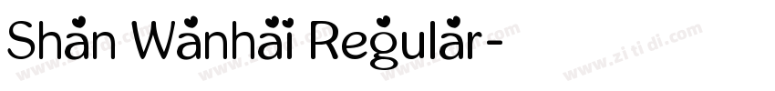 Shan Wanhai Regular字体转换